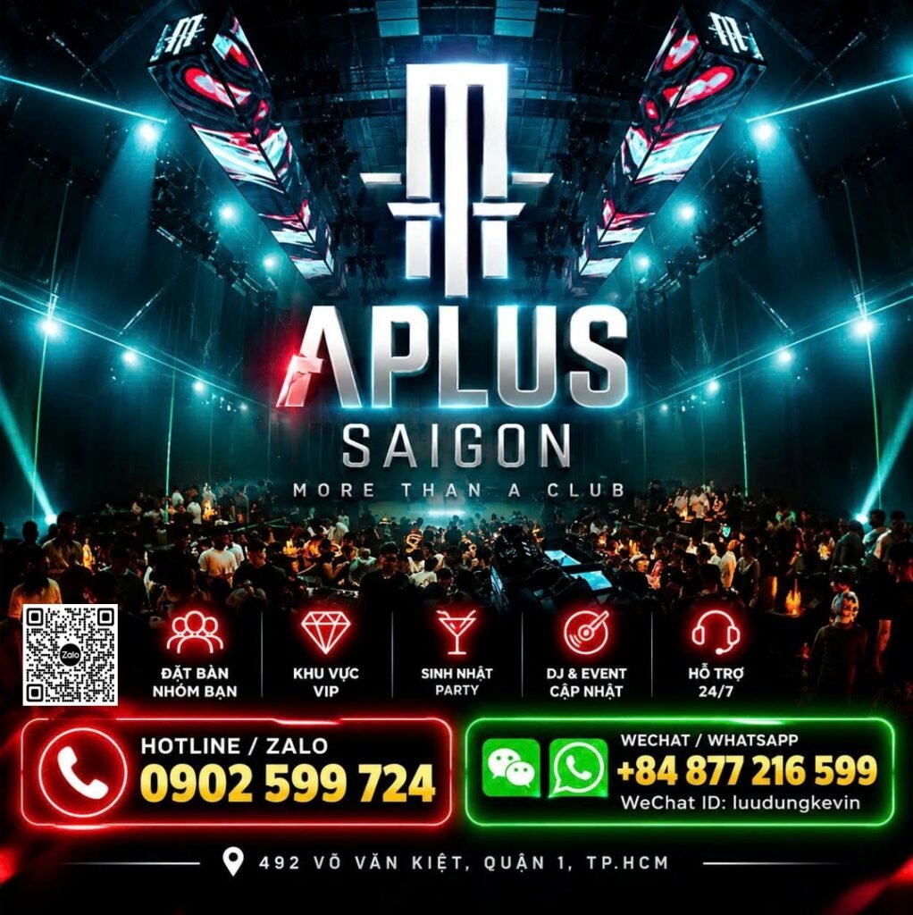 Trang Liên Hệ Aplus Saigon Booking Đặt Bàn VIP